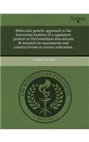 Molecular Genetic Approach to the Functional Analysis of a Regulatory Protein in Dictyostelium Discoideum & Research on Assessments and Constructivism