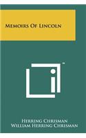 Memoirs of Lincoln