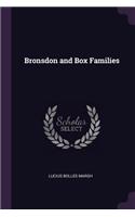 Bronsdon and Box Families
