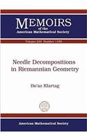 Needle Decompositions in Riemannian Geometry: (Memoirs of the American Mathematical Society)