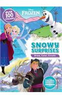 Disney Frozen Snowy Surprises: Draw, Color, Create