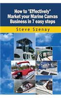 How to Effectively Market your Marine Canvas Business in 7 easy steps