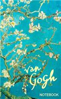 Van Gogh Notebook: Blossoming Almond Tree ( Journal / Cuaderno / Portable / Gift )