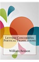 Letters Concerning Poetical Translations