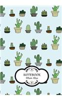 Notebook: Cactus: Pocket Notebook Journal Diary, 110 pages, 7" x 10" (Notebook Lined, Blank No Lined)