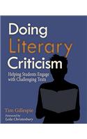 Doing Literary Criticism