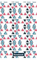 triangular pattern design: notebook