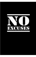 No excuses: Food Journal - Track your Meals - Eat clean and fit - Breakfast Lunch Diner Snacks - Time Items Serving Cals Sugar Protein Fiber Carbs Fat - 110 pag