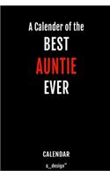 Calendar for Aunties / Auntie