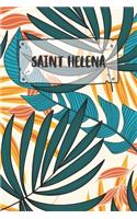 Saint Helena: Ruled Travel Diary Notebook or Journey Journal - Lined Trip Pocketbook for Men and Women with Lines