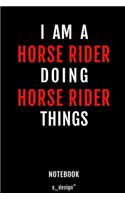 Notebook for Horse Riders / Horse Rider