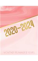 2020-2024 Monthly Planner 5 Year