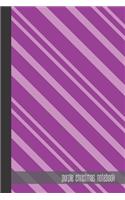 purple christmas notebook: small lined Christmas Pattern Notebook / Travel Journal to write in (6'' x 9'') 120 pages