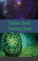 Zodiac Adult Coloring Book: 50 pages Astrology Coloring Book Individual Designs
