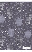 2019 Planner: Daily Weekly & Monthly Organizer Hot Air Balloon Ballooning Pattern Cover