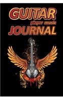 Guitar Player Music Journal -: Music Blank Sheets Notebook for Musicians and Songwriters.