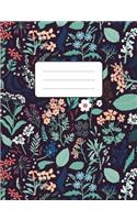 Composition Notebook: Calming Wilderness: 100 Pages of 7.5" X 9.75" College Ruled Lined Paper, Matte Cover (Diary, Planner, Notes)(Elegant Notebooks and Journals)
