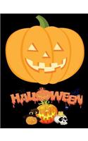 Halloween Composition Book (31): Use This Notebook Journal as a Logbook or Diary. Record Creative Ideas for School or Free Time or Homework.