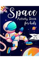 Space Activity Book for Kids Ages 4-8