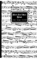 Blank Sheet Music Notebook