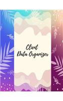 Client Data Organizer: Smart Alphabetical Client Tracker- Professional Business To do list Book for Hair Stylist, Therapist & Nails Stylist- Client Organizer & Client Mana
