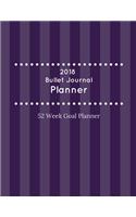 Bullet Journal Planner 2018 - 52 week goal planner