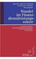 Wandel Im Finanzdienstleistungssektor