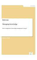 Managing knowledge: How to implement a knowledge management concept