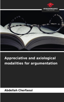 Appreciative and axiological modalities for argumentation