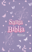 Biblia Rvr 1960 Compacta Símil Piel Juvenil Mariposa Lila (Bible Rvr 1960 Compact Size Leatherlike Youth Lilac Butterfly (Spanish Edition)
