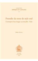 Prosodie Du Texte De Style Oral. L'exemple D'une Langue Accentuelle: L'afar