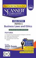 Business Laws and Ethics (Paper 5 | CMA Intermediate | Gr. I) Scanner - Including questions and solutions | Applicable for June 2025 Exam Onwards | Green Edition