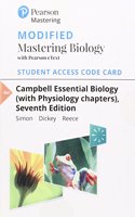 Modified Mastering Biology with Pearson Etext -- Standalone Access Card -- For Campbell Essential Biology (with Physiology Chapters)