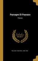 Paysages Et Paysans: Poésies