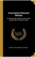 L'inscription D'henchir Mettich