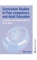Curriculum Studies in Post-Compulsory and Adult Education