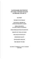 Landmark Decisions of the United States Supreme Court II