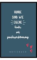 Hunde Sind Wie Eigene Kinder Mit Ganzkörperbehaarung: A5 Punkteraster Notizbuch für Hundebesitzer - Hundeliebhaber - Geschenk - Journal - Geburtstagsgeschenk