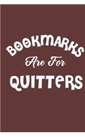 Bookmarks are for Quitters