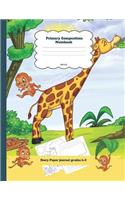 Primary Composition Notebook Story Paper Journal Grades K-2