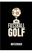Fussballgolf Notizbuch