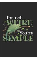 I'm Not Weird You're Simple
