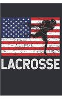 Proud American Lacrosse Player