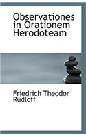 Observationes in Orationem Herodoteam