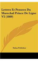 Lettres Et Pensees Du Marechal Prince De Ligne V2 (1809)