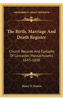 Birth, Marriage and Death Register