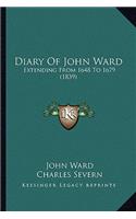 Diary Of John Ward