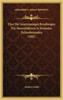 Uber Die Gesetzmassigen Beziehungen Der Massenfaktoren In Normalen Fichtenbestanden (1903)