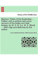 Bedouin Tribes of the Euphrates ... Edited, with a Preface and Some Account of the Arabs and Their Horses, by W. S. B. [I.E. W. S. Blunt] ... with Map and Sketches by the Author. Vol. I.: (English)
