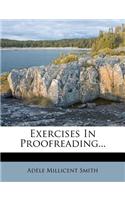 Exercises in Proofreading...